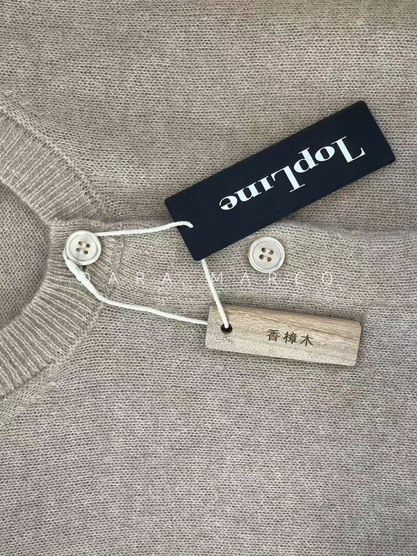 王炸！康宝莱桑蚕丝山羊绒花纱针织开衫毛衣圆领打底外套女早秋新|undefined