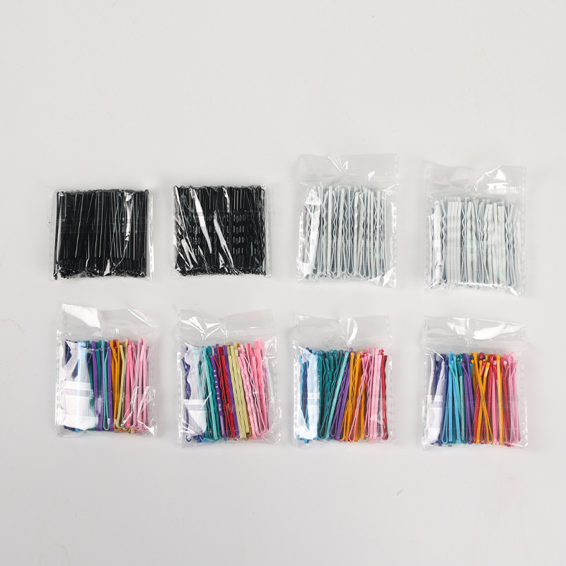 Colorful Candy Color One-word Clip Girl Student Fashion Bangs Clip Widened Rainbow Macaron Color Hairpin