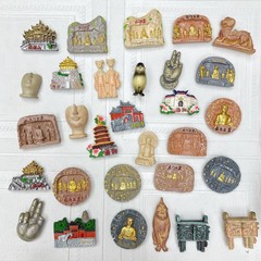 河南の名所、洛陽龍門、冷蔵庫用マグネット、老君山、白馬寺、牡丹、燕菜、立体文化創作品、流行の文化創作品