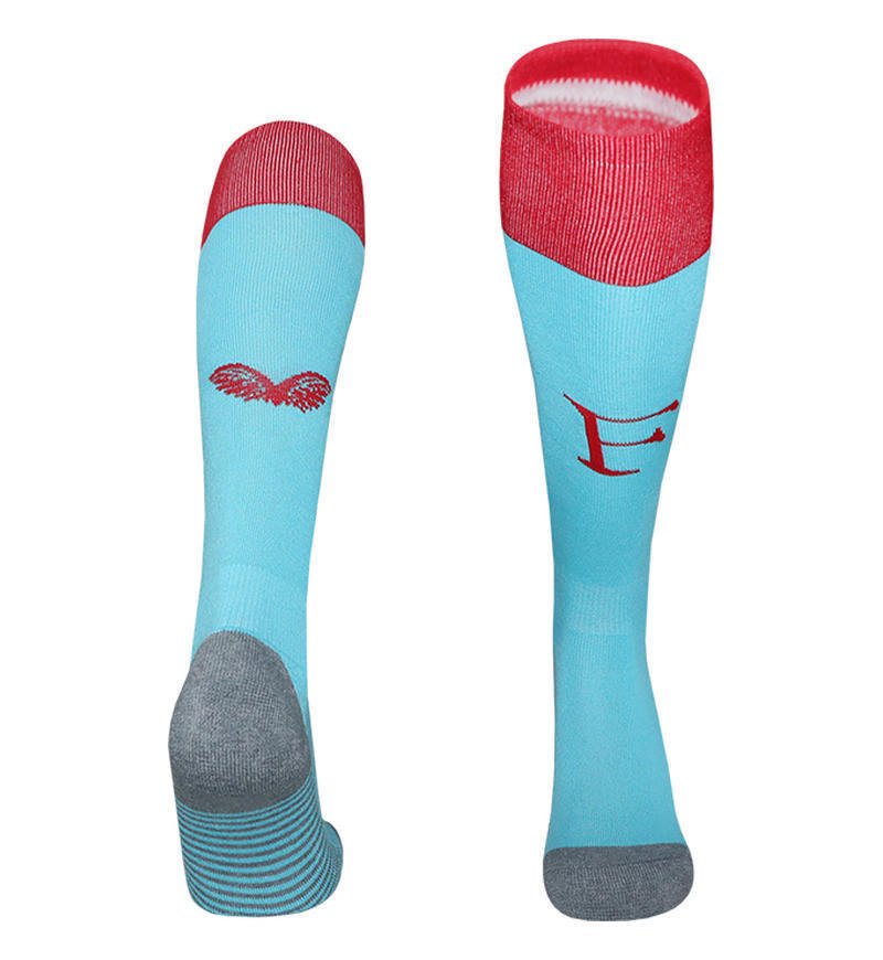 26 club tailandés Copa del Mundo calcetines de fútbol para hombres toallas profesionales sobre la rodilla antideslizante calcetines gruesas para adultos y niños