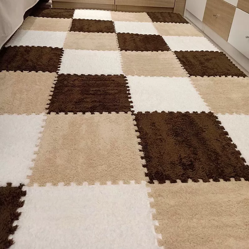 Модульные ковровые плитки 30×30×1,6 см, плитки с пазом, однотонные и многоцветные наборы