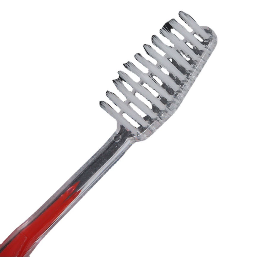 Одноразовая зубная щетка для отеля гостиничные туалетные принадлежности многоцветная по желанию домашняя пластиковая зубная щетка с мягкой щетиной портативная зубная щетка