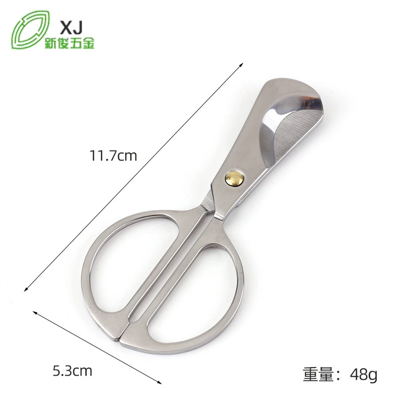 Фабрика на складе оптом из нержавеющей стали с двойным лезвием сигарный резак ручка сигарный резак простой сигары