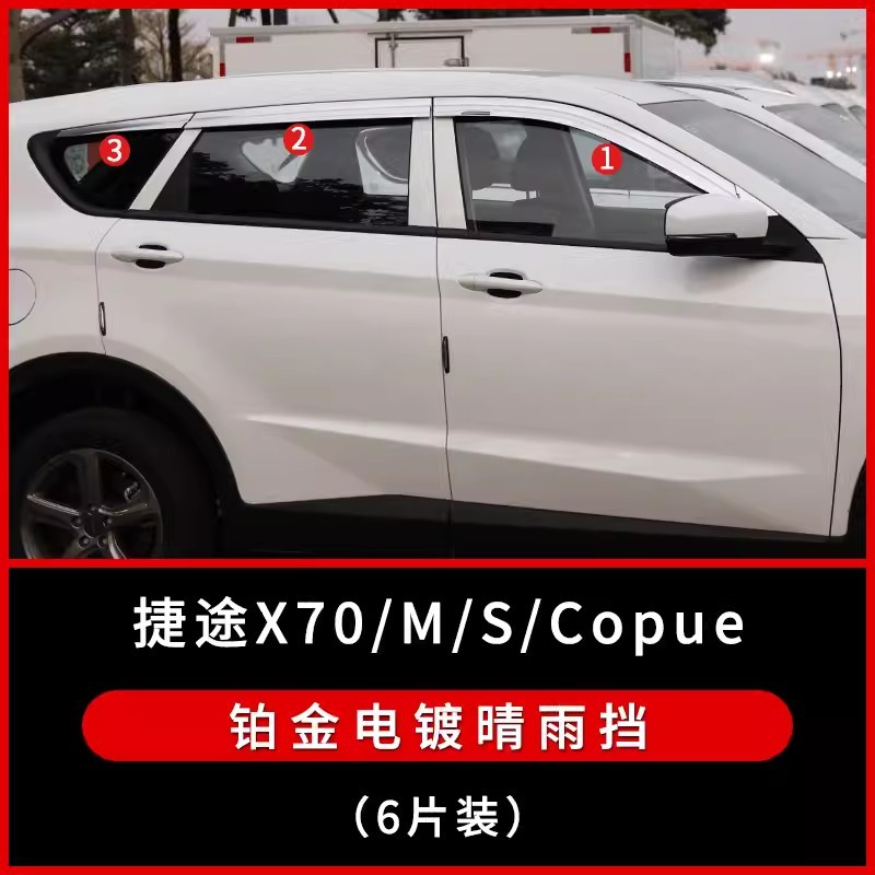 Tenxinrui aplica a Chery coche ruihu 8 más lluvia escudo EQ1 Hormiga modificado lluvia ceja galvanoplastia lluvia escudo image 10