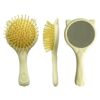Cat claw bear round mirror [yellow]