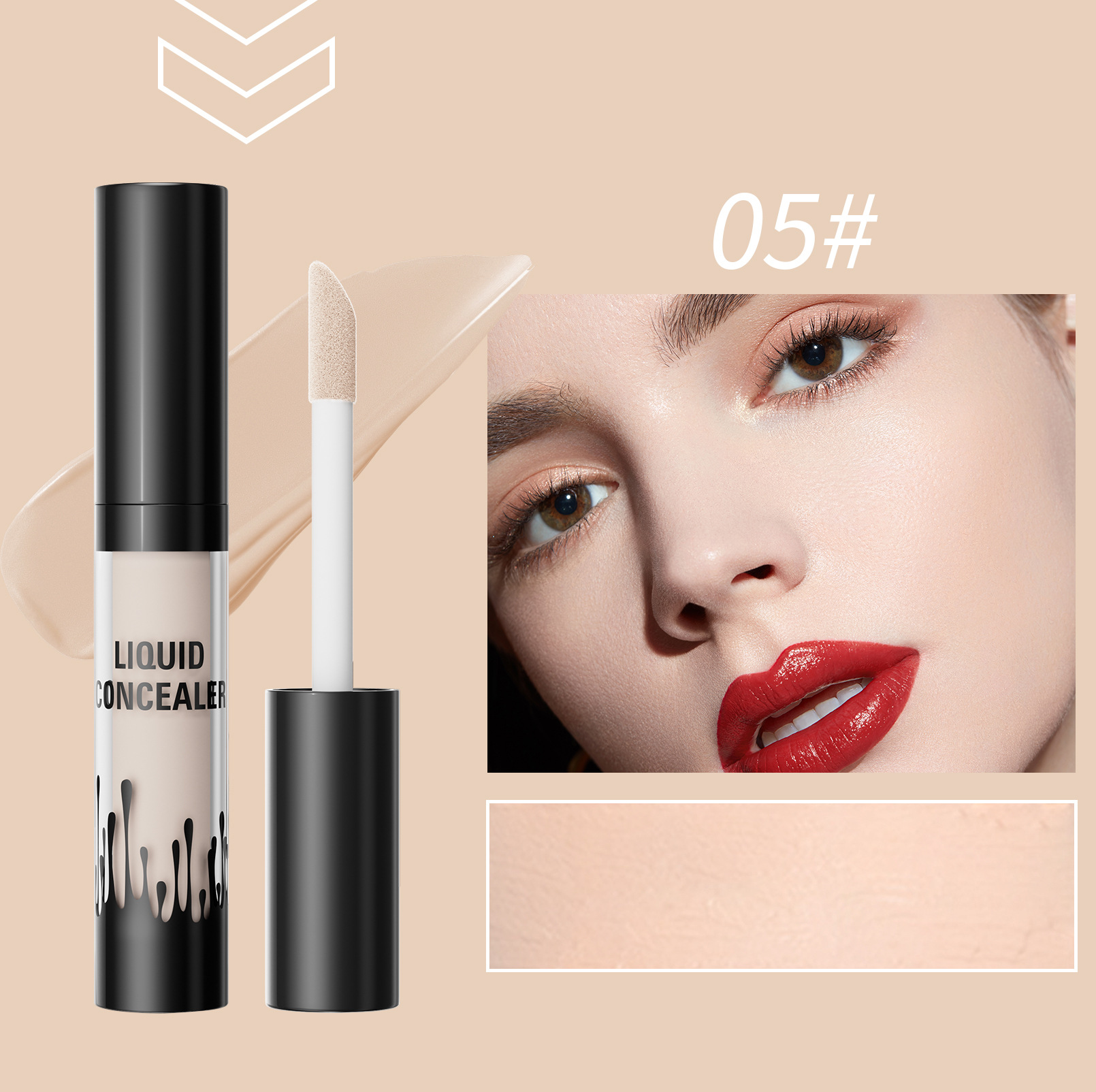 Hellokiss Cross-border Natural Blemish and Acne Mark Concealer is waterproof, sweat-resistant, light and snug, and suitable for tattoo concealer undefined
