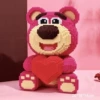 Extra large 26cm love strawberry bear + free building block hammer