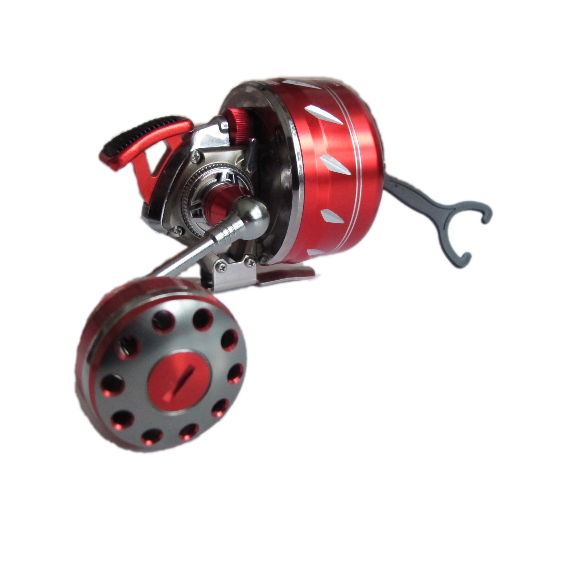 Transfronterizo Piscis fortaleza J33 J39 todo-metal J50 rueda de pesca rueda cerrada Slingshot compuesto arco rueda de pesca