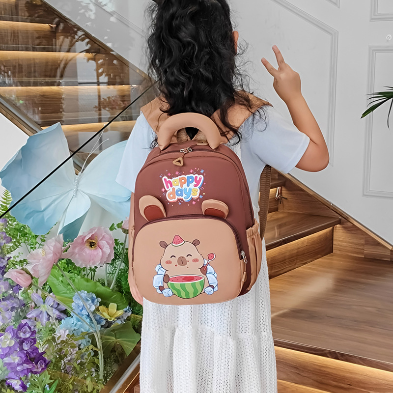 Mochila de estudiantes de primaria de gran capacidad, red, lindas mochilas para niños y niñas, nueva mochila infantil transfronteriza.