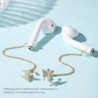 Оригинальный дизайн без ушных проемов Bluetooth наушники анти-потерянные ушные кости зажимы женские беспроводные наушники анти-сбросить защитный чехол для наушников цепи