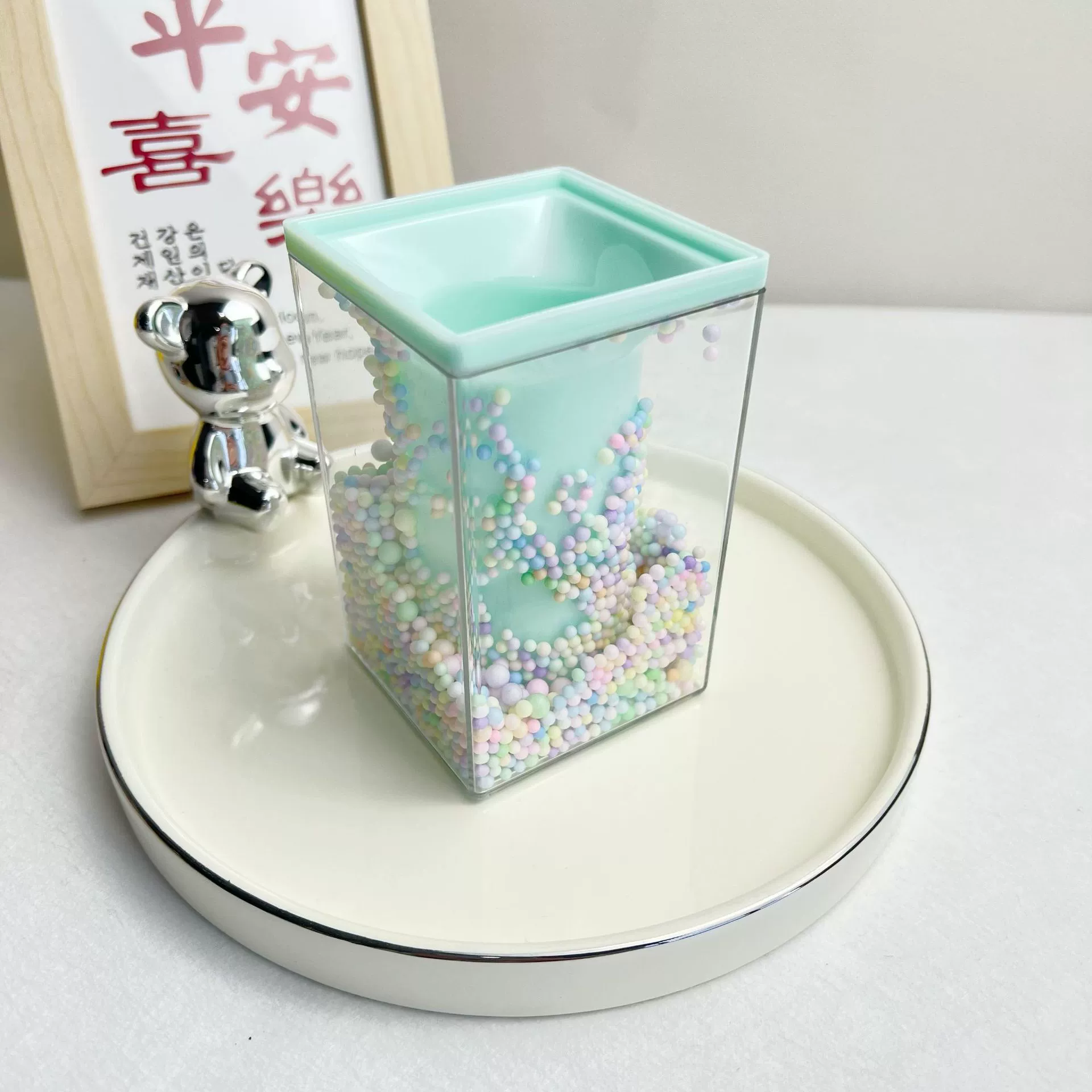 Сливочный клей diy материал пакет ручной работы мультяшный держатель ручки студенческий рабочий стол креативный японский стиль милый рабочий стол