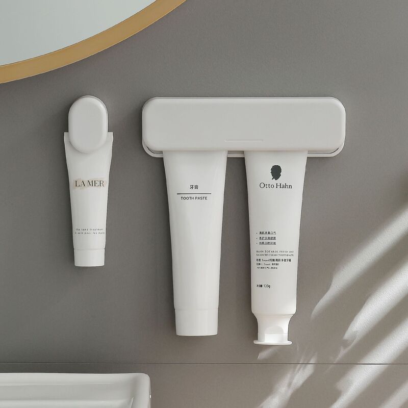 日本式壁掛け式歯ブラシホルダー収納棚トイレ穴なし防塵歯ブラシ整理棚跡なし吊り収納|undefined