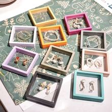 屿其透明pe薄膜首饰盒戒指手镯发夹胸针展示盒水晶手串防尘包装盒