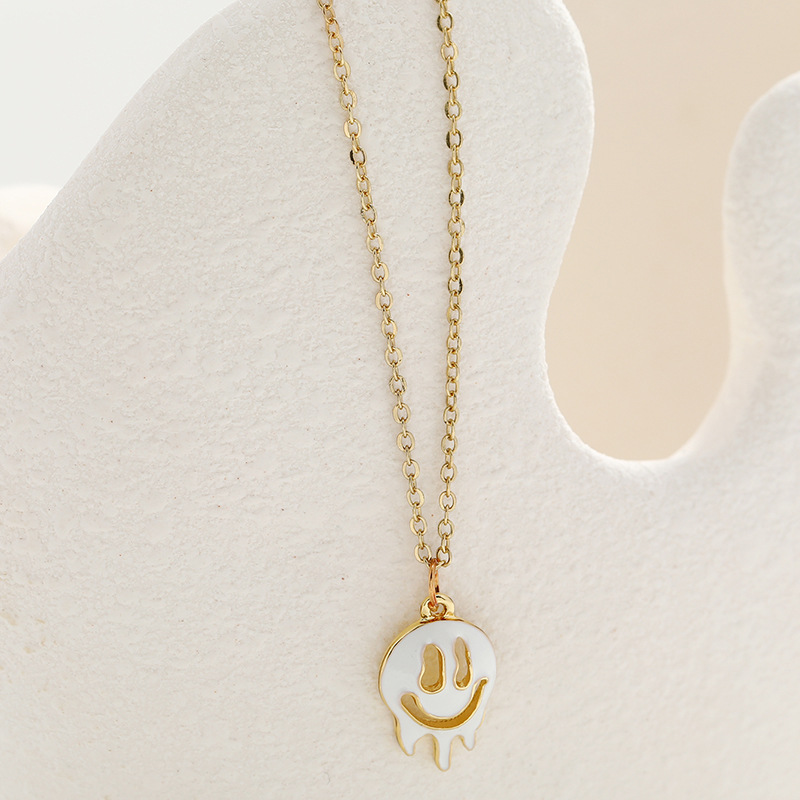 new fashion funny necklace hollow oil dripping ghost necklace