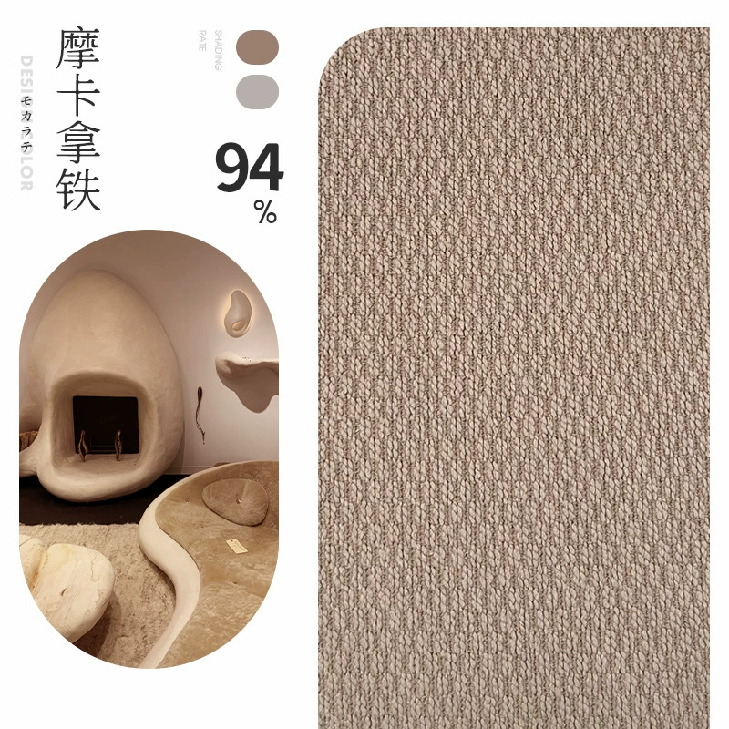 Creamy colored cloth for living room, simple and elegant design, cotton and linen