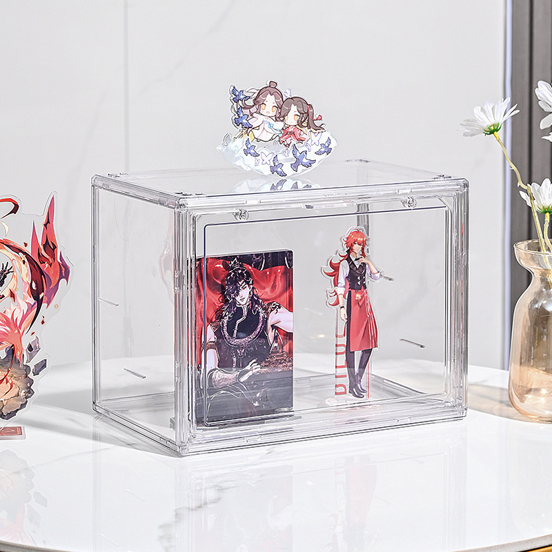 亚克力手办盲盒展示盒架包包透明娃娃公仔积木模型香水收纳盒潮玩-阿里巴巴