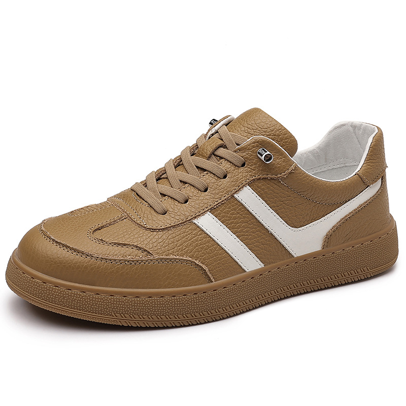 2025, nuevos zapatos casuales de cuero para hombres, zapatos de entrenamiento de cuero transpirables para hombres, zapatos de cuero para hombres.