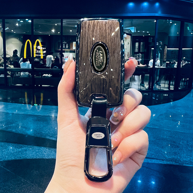 Evoque L Discovery 4 – 无 Car key bag - smart-b-style-deep-mocha-car-logo-metal-buckle