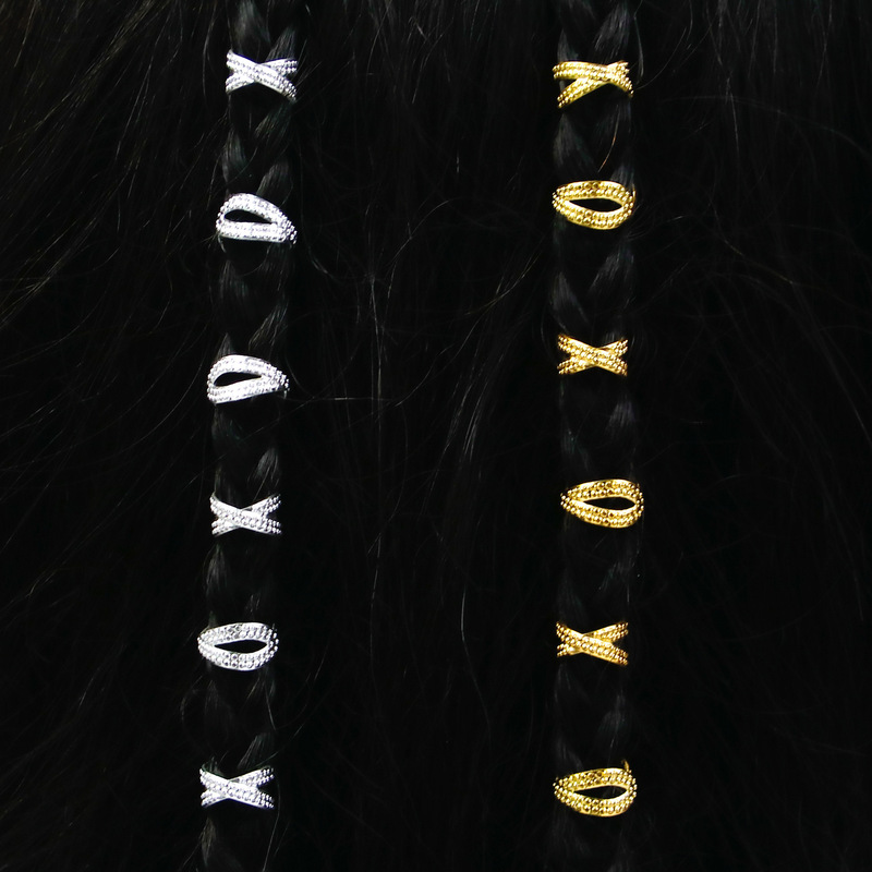 Color-preserving Antique Gold and Silver Dirty Braid Wig Hair Ring Hair Buckle Oval Ring Jewelry Accessories Electroplated Hollow Hair Accessories Color-preserving Antique Gold and Silver Dirty Braid Wig Hair Ring Hair Buckle Oval Ring Jewelry Accessories Electroplated Hollow Hair Accessories