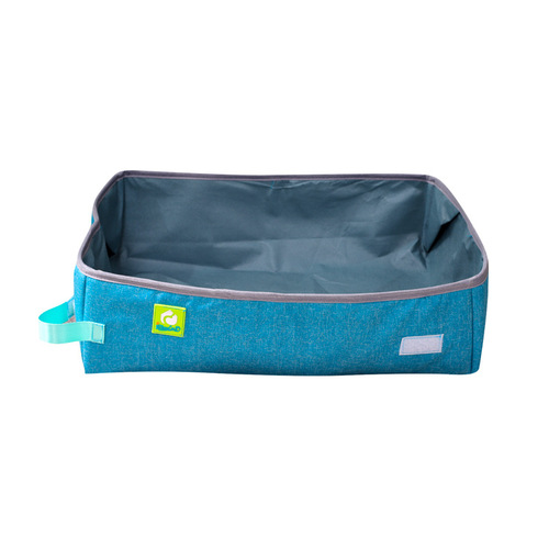 My and It Oxford Fabric Foldable Cat Litter Box Outdoor Cat Toilet Large Foldable Portable Cat Litter Box
