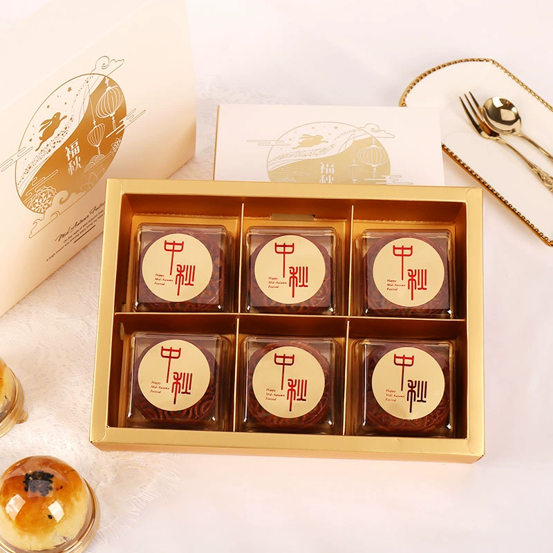 Наклейки из золотой фольги на фестиваль середины осени для коробок с лунными пирожными, яичным желтком, снежным пирожным, декоративным клеем, 60 штук.