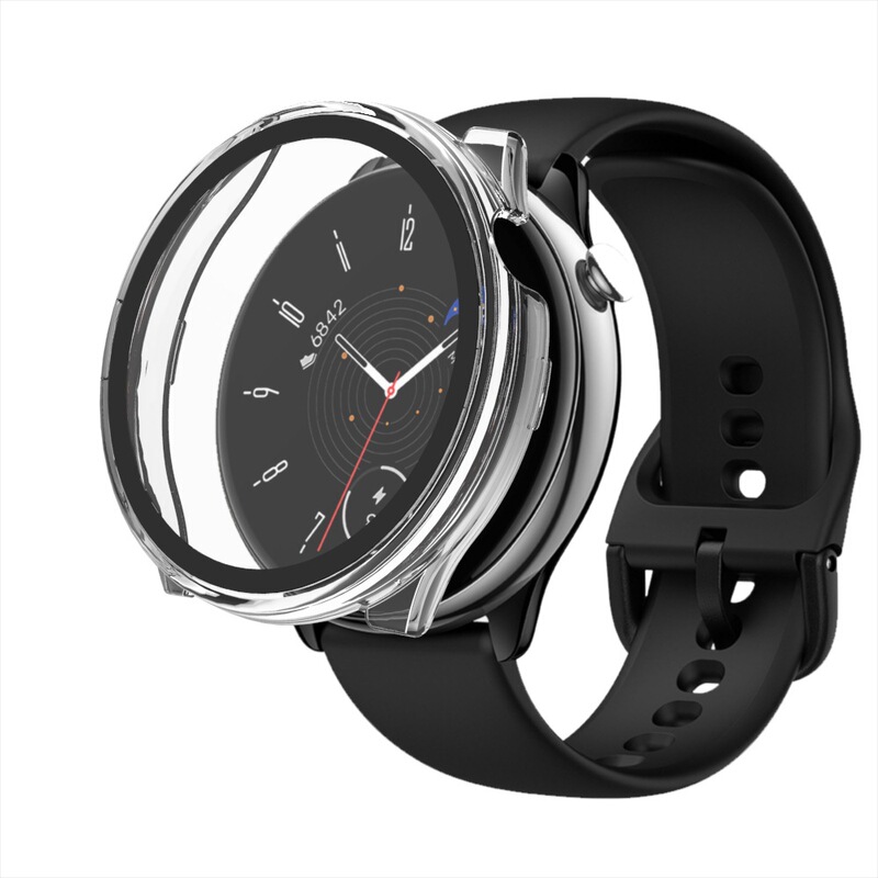 Suitable for Huami Watch Protective Case Amazfit Gtr Mini Pc+Tempered Glass Integrated Case