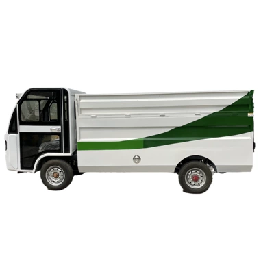 Self-Unloading Trash Bin Collection Vehicle, Elektrik zibil maşınları