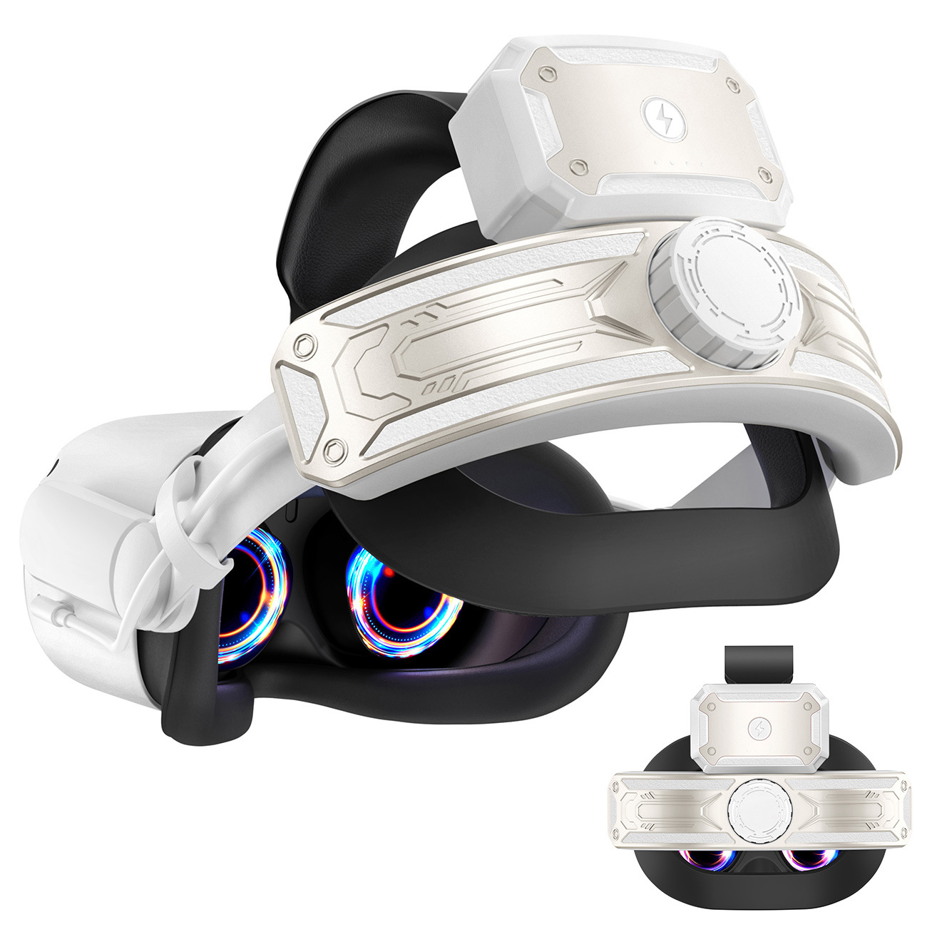 Adecuado para Oculus/Meta quest 2 Headquel recargable VR batería externa Headquel 5200mah