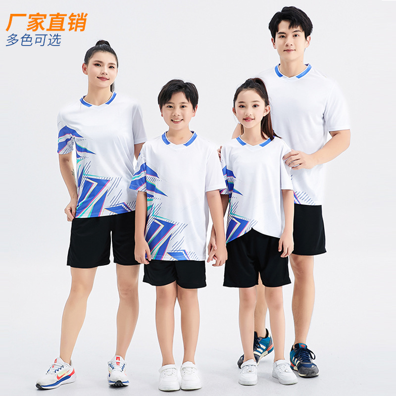 Nuevo traje de bádminton, ropa deportiva de verano, equipo al aire libre para adultos, ropa de entrenamiento competitivo, jersey de bádminton