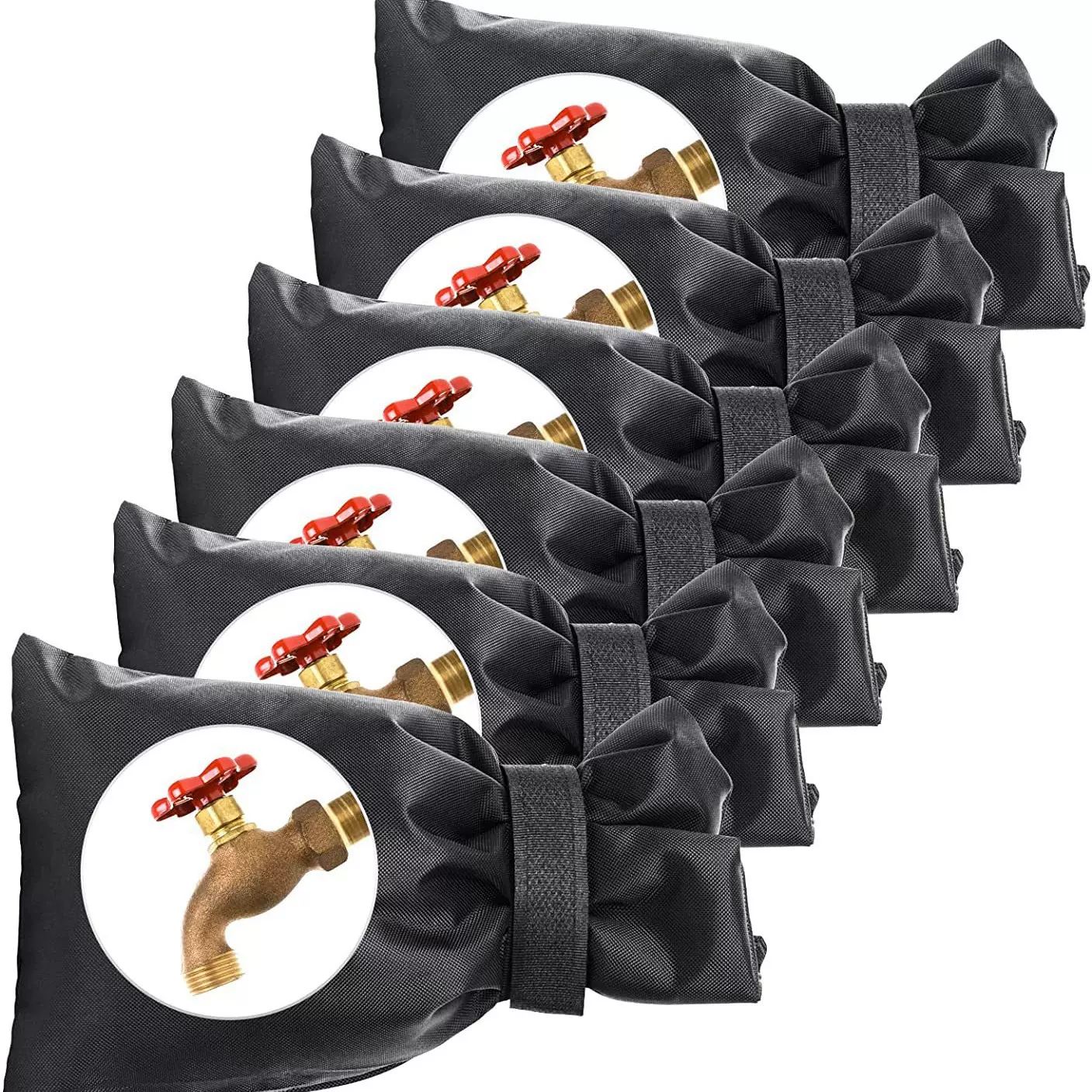 牛津布冬季户外水龙头防水防冻罩 水管保温罩 防冻结冰保护套