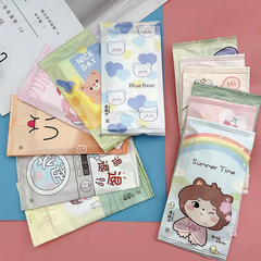 Cartoon Wet Wipes Single Pack Independent Wet Tissue Disposable Portable Small Bag Cleaning Wet Wipes Scented Wet Wipes