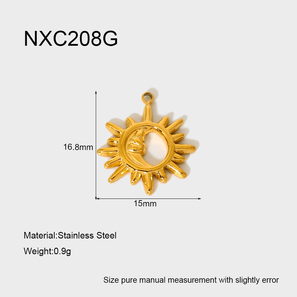 2g Weight 0.03µm-0.05µm Gold Plating Thickness PVD Coated Gold Plating Process Pendant, Beads Jewelry Making Type 18K Real Gold Plated Plating Material 1 Piece Quantity 304 Stainless Steel Material Geometric, Star Pattern Cute, Simple Style Style Plating Craft 1 Piece 304 Stainless Steel Geometric Star Polished Pendant Beads DIY Ornament Accessories 15
