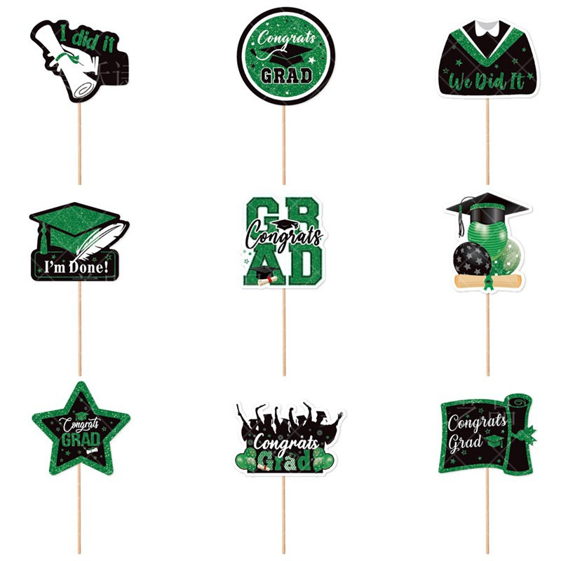 Decoración de pastel de graduación internacional Graduation Plug-in Decoración de pastel de postres