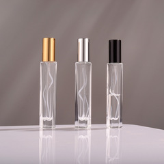 Factory straight hair 10ml glass spray bottle perfume repackaging tool empty bottle lotion fine mist transparent portable