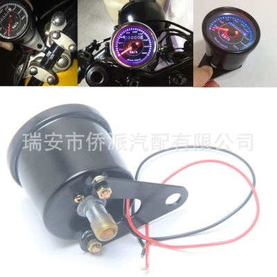 Motosiklet cihazları Retro Mechanical Speedometer Odometer
