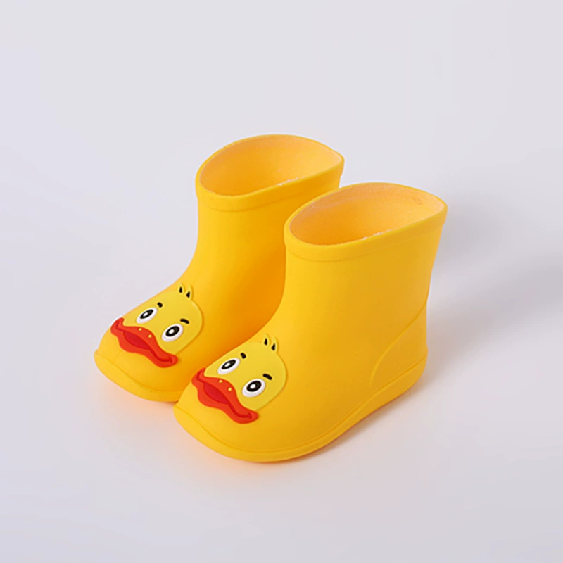 Плюшевая съемная детская дождевая обувь 1 ребенок ребенок 3 дождевые сапоги для мальчиков и девочек водная обувь для девочек принцесса милые пластиковые водяные сапоги