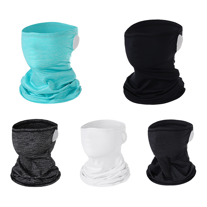 Summer outdoor Ice Silk ear mask unisex dustproof sunscreen riding headscarf Sports ear mask wholesale
