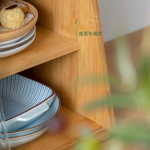 Small glass storage cabinet, kitchen cabinet, desktop storage cabinet, tea water cabinet, home dining cabinet, solid wood display cabinet