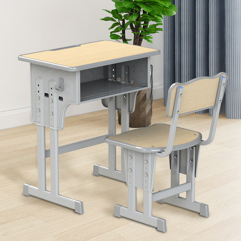 Mesa y silla directas de fábrica mesa de entrenamiento de estudiantes de escuela primaria mesa de escritura y silla de escritorio de la escuela clase de reparación image 28