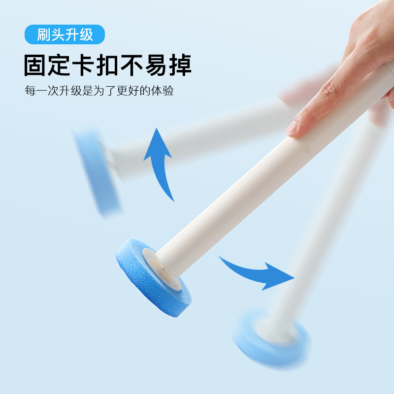 Venta al por mayor cepillo de inodoro desechable hogar sin artefacto muerto cabeza de reemplazo 2023 nuevo cepillo de limpieza cabeza