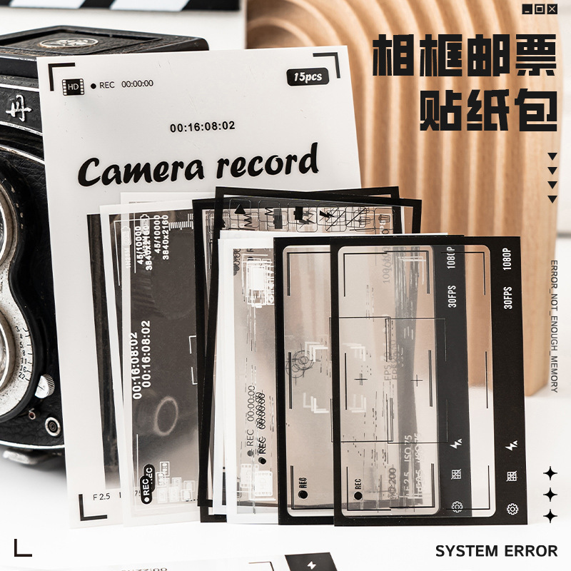 Photo Frame Sticker Creative DIY Dried Flower Decoration Hand Account Sticker Package Handmade Stamp Postcard Hand Account St