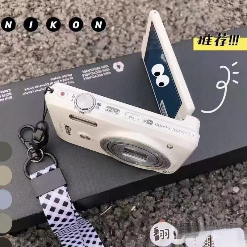 Small 2025 New Camera with Reversible Screen, Dual Camera, Retractable Camera Lens, Printable Card Machine