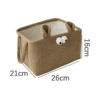 Square brown medium size