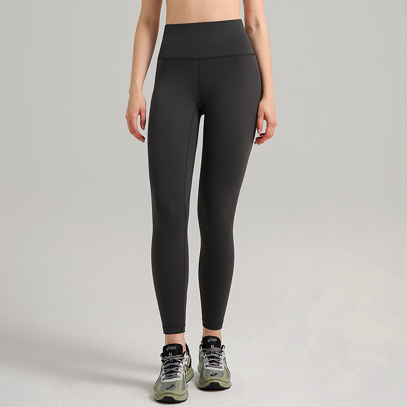 Pantalones gruesas y delgadas para mujeres de otoño y invierno mel mel mel melonía de caderas ropa de fitness pantalones elásticos de cintura alta desnudos pantalones deportivos