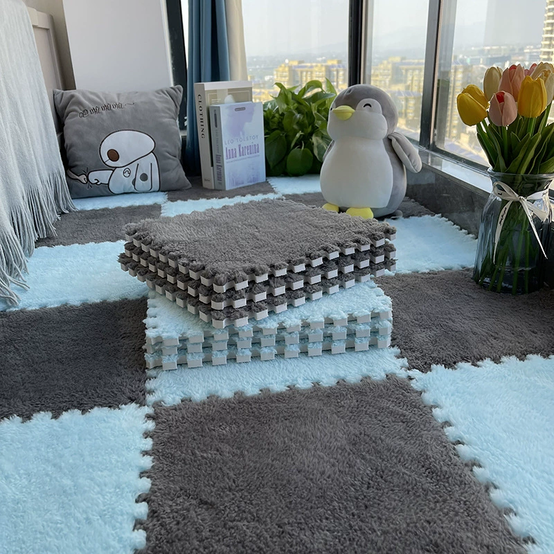 INS Wind Детская комната Полный магазин Flip -режим Foam Switching Plush Plush Plasma Carpet Bedroom