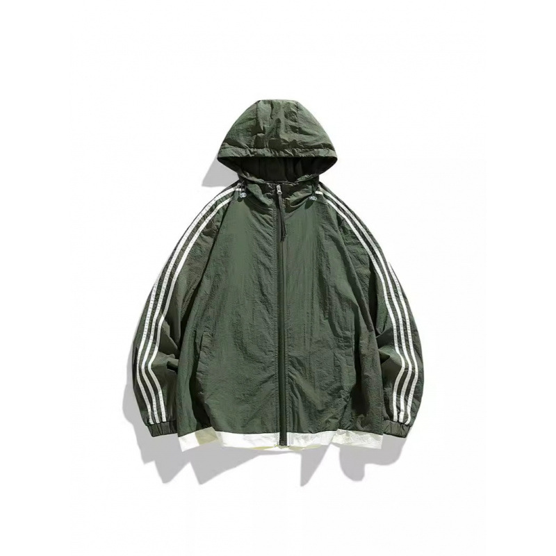 Fuente de fabricantes de seda de hielo chaqueta solar para hombres y mujeres de verano nuevo anti-UV de manga larga chaqueta con capuchón ligera image 6