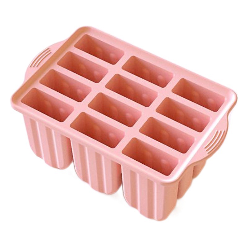 Nueva idea 9 seguidos 10 seguidos 12 seguidos Molde de helado de silicona Molde de paleta de hielo Molde de helado Molde de helado de hielo