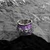 Enamel, resin, design ring, internet celebrity, simple and elegant design