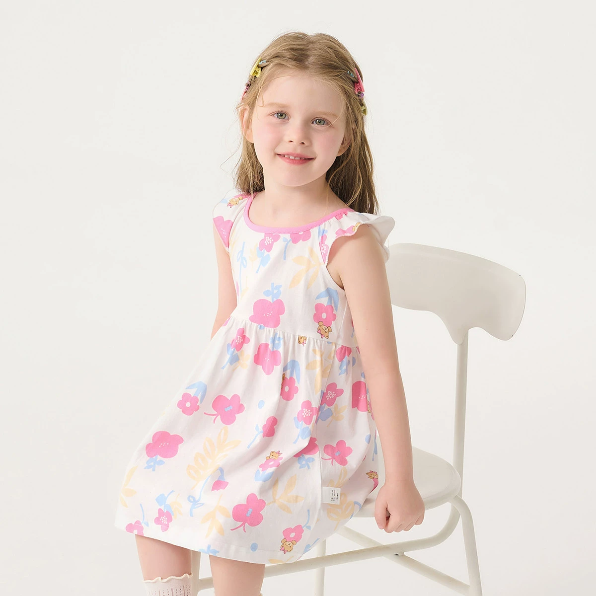 精典泰迪 Summer small princess costume, dress, skirt, flowered, western style