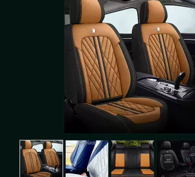 Seat Cover Universal for All Seasons | Universal seat cover - orange-black-standard-edition